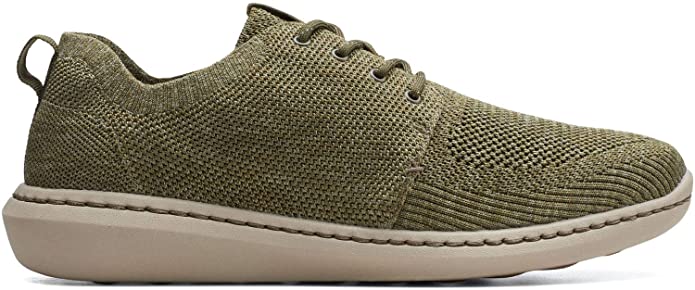 Clarks Men's Low-Top Sneakers  Color: Olive Green Combi Size 7M