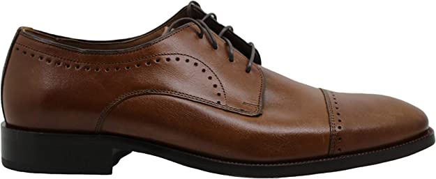 Johnston & Murphy Men's Sanborn Cap-Toe Lace-Up  Color Tan Size 10M