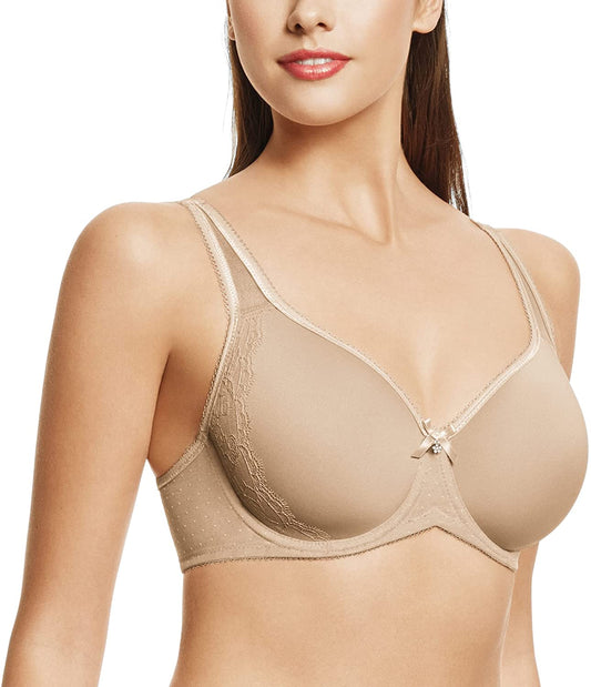 Wacoal Women's Retro Chic Contour Bra  Color Toast Size 38DDD