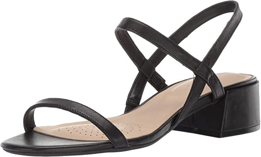 Kenneth Cole New York Maisie Low Heeled Sandal  Color Black Size 6.5M