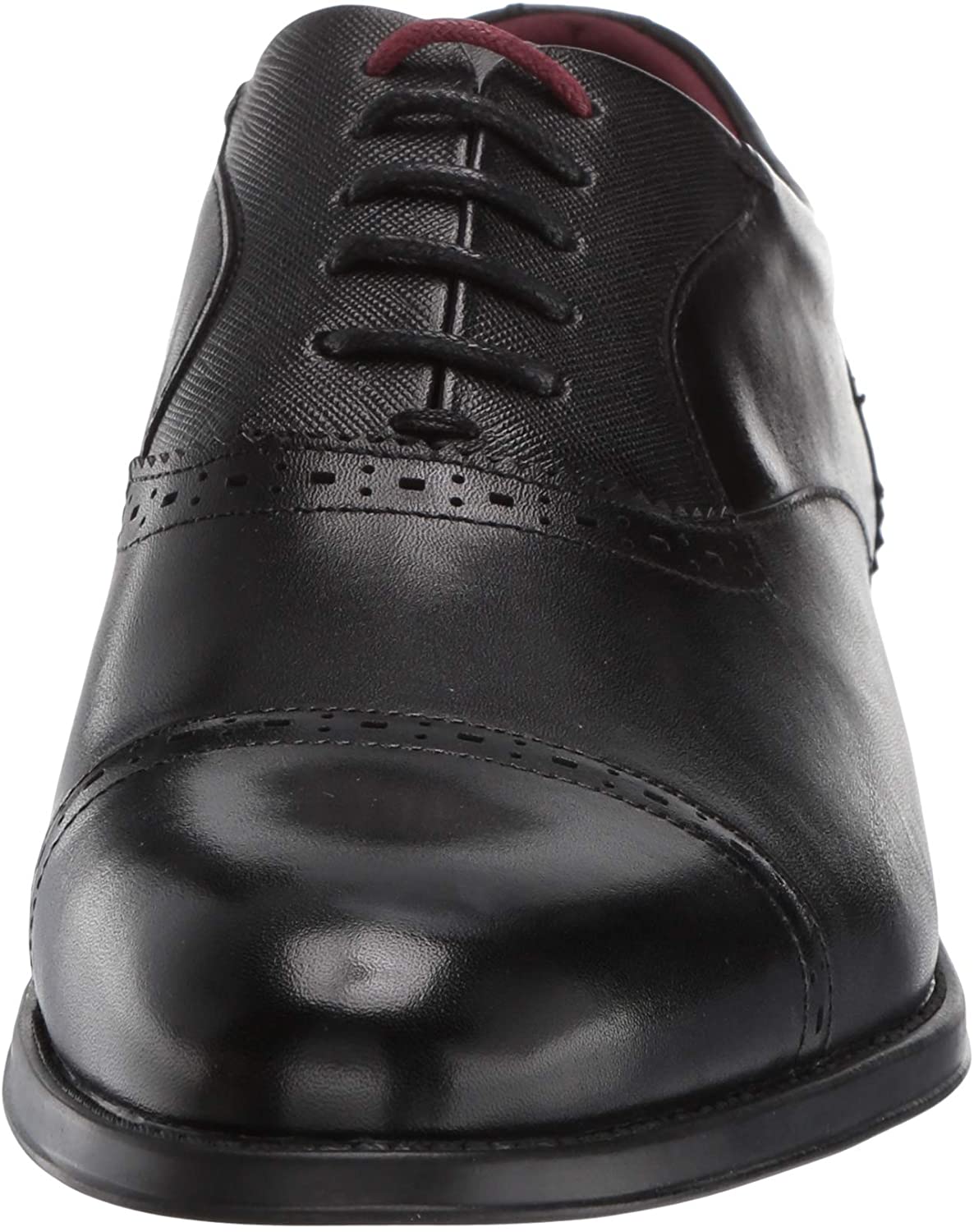 STACY ADAMS Men's Heath Cap Toe Oxford  Color Black Size 8.5M