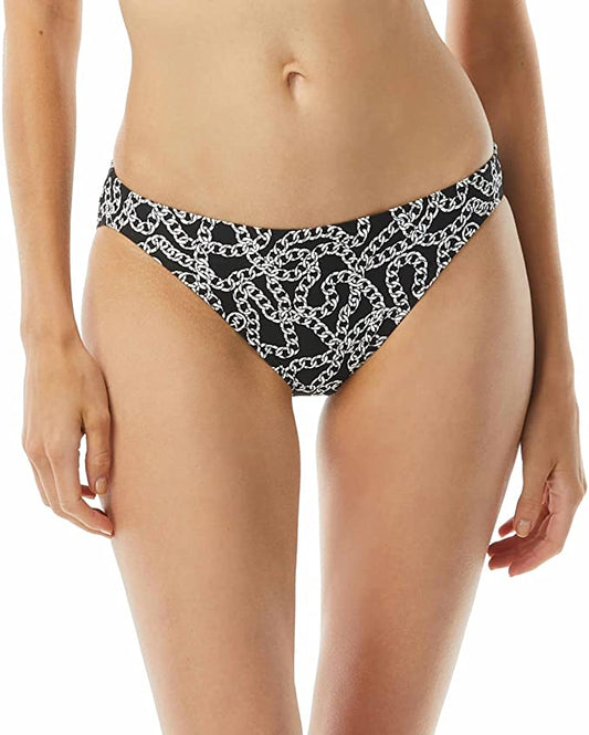 Michael Kors Chain Print Classic Bottoms  Color Black Multi Size L