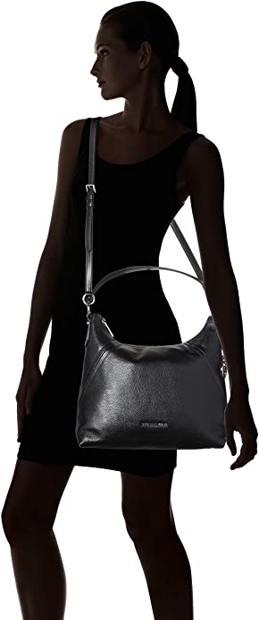 MICHAEL Michael Kors Aria Large Shoulder  Color: Black