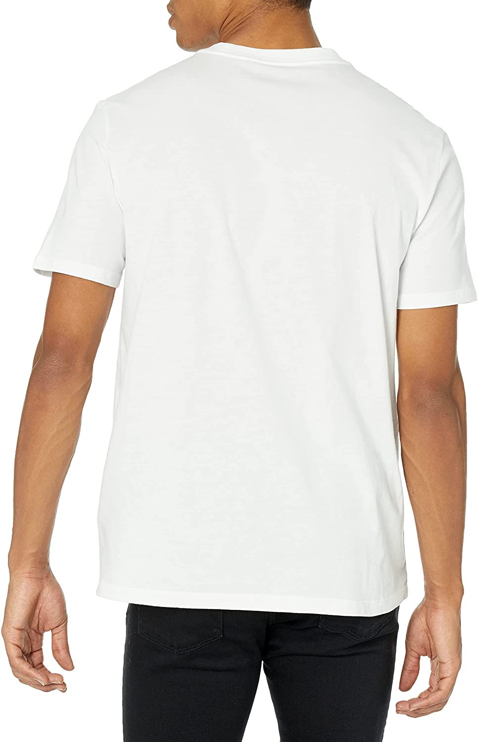 Calvin Klein Men's Ck Ny Logo Crewneck T-Shirt  Color Brilliant White Size M