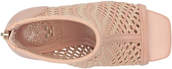 Vince Camuto Women's Emalani Woven Sandal Heeled  Color Natural/Bone Size 5.5M