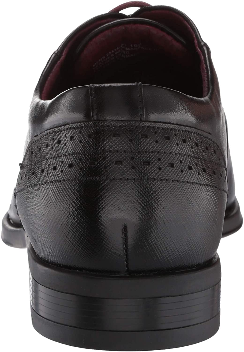 STACY ADAMS Men's Heath Cap Toe Oxford  Color Black Size 8.5M