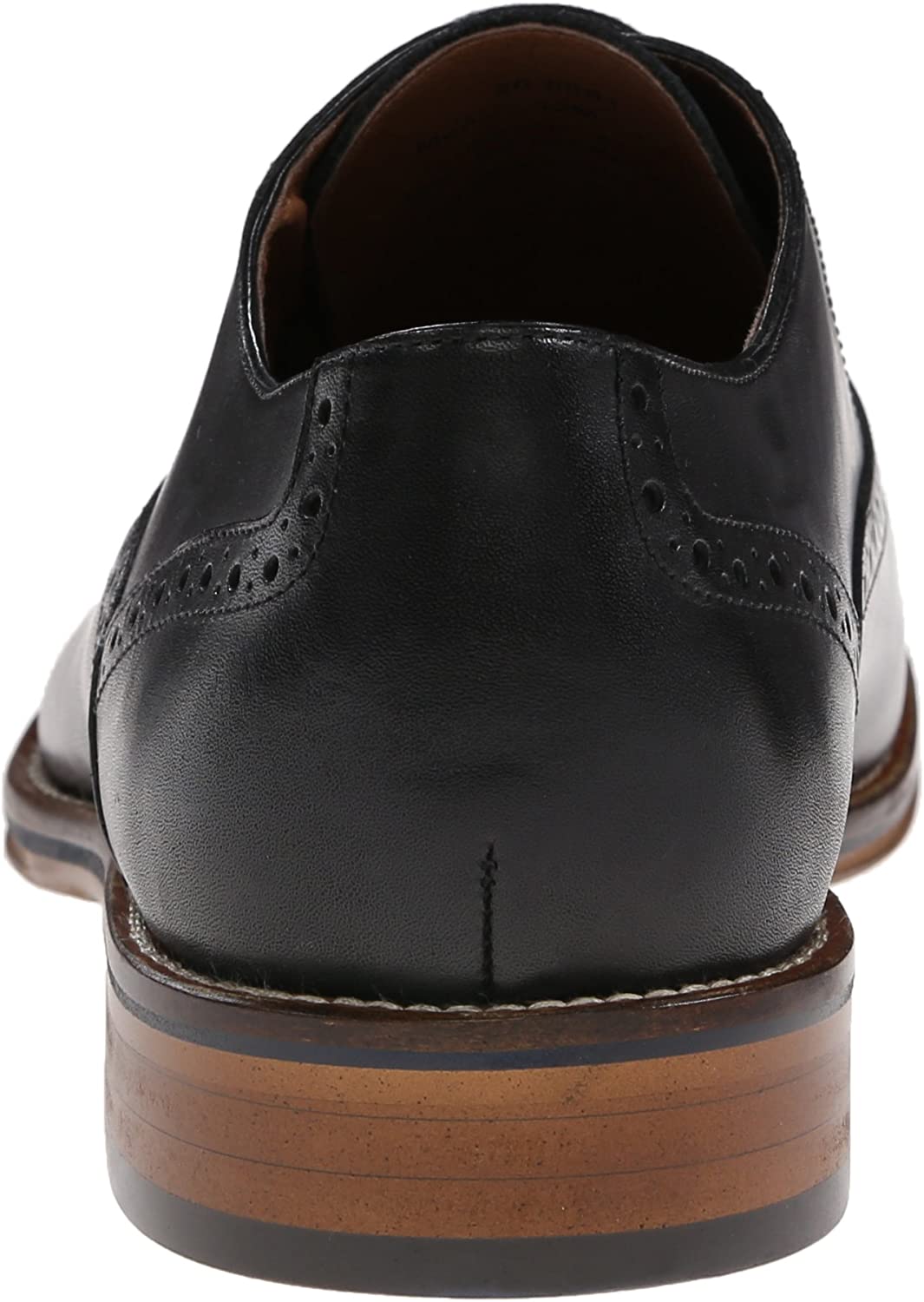 Johnston & Murphy Men’s Conard Cap Toe|Hand-Burnished Leather|Rubber Sole  Size 8