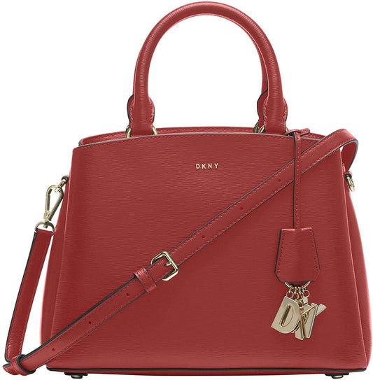 DKNY Paige Medium Satchel   Style R13DL327 Wine