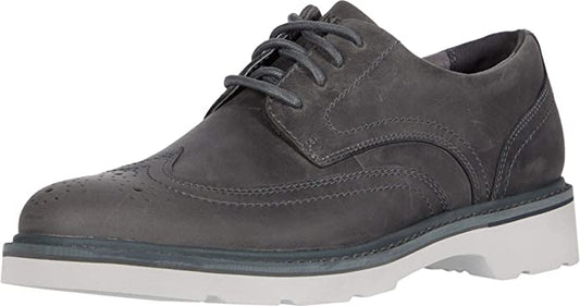 Rockport Men's Charlee Wingtip Oxfords  Shoes Color Gray Size 12M