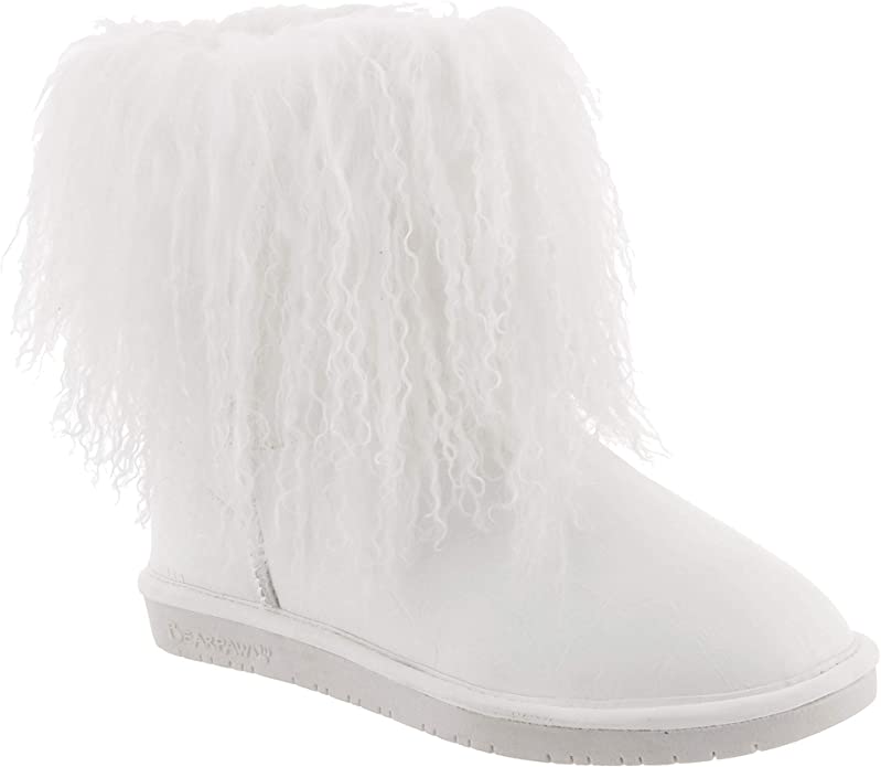 BEARPAW Women's Boo Boot  Color White Size 9M