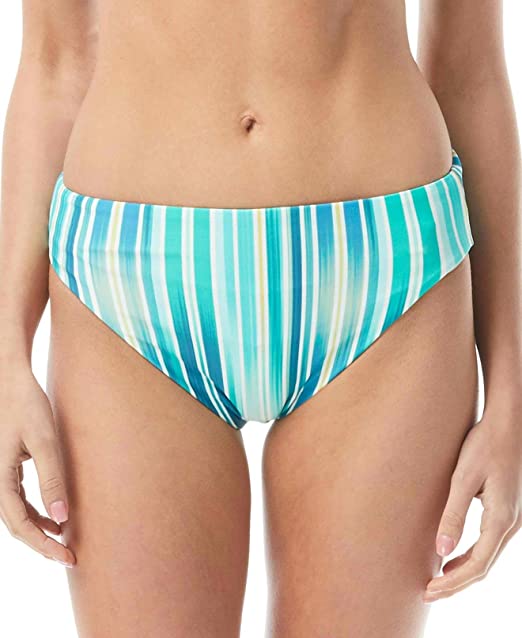 Vince Camuto Women's Standard Reversible High Leg Bikini Bottom  Color Azure 426 Size M