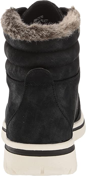 CLIFFS BY WHITE MOUNTAIN Women's Hallett Casual Hiker Booties  Color Black Fabric Size 6.5M