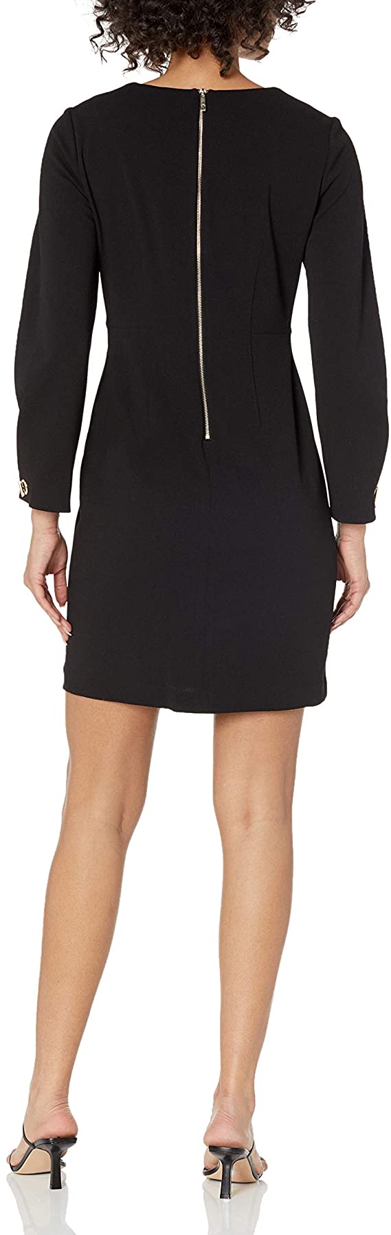 Tommy Hilfiger Women's Scuba Sheath Dress  Color Jet Black Size 10