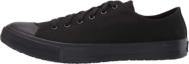 Shoes For Crews Mens Delray Sneakers  Color Black Canvas Size 11M