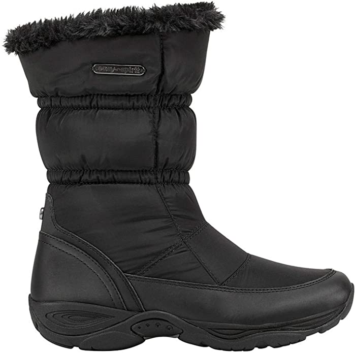 Easy Spirit Women's Element Black Cold Weather Boot Color Black Size 8M