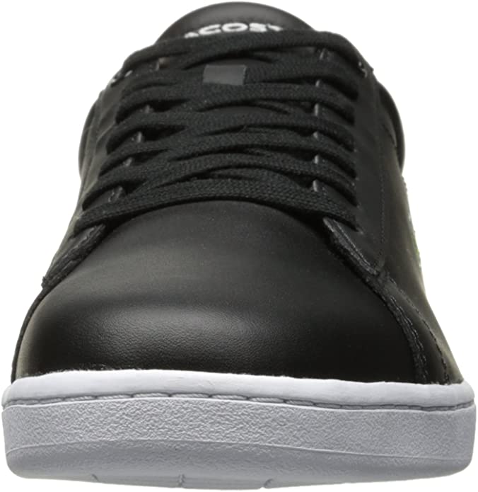 Lacoste Men's Carnaby Sneaker  Color Ultra Black Size 7M