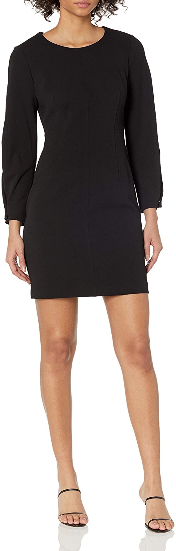 Tommy Hilfiger Women's Scuba Sheath Dress  Color Jet Black Size 10