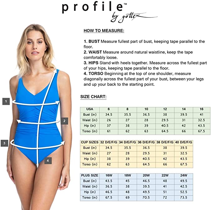 Profile by Gottex Women's Bandeau Flyaway One Piece Swimsuit  Color Tropicana Multi Size 8