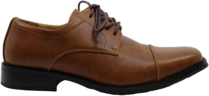 Alfani Men’s Adam Lace Up Dress Oxford Shoes  Color Tan Size 8.5M