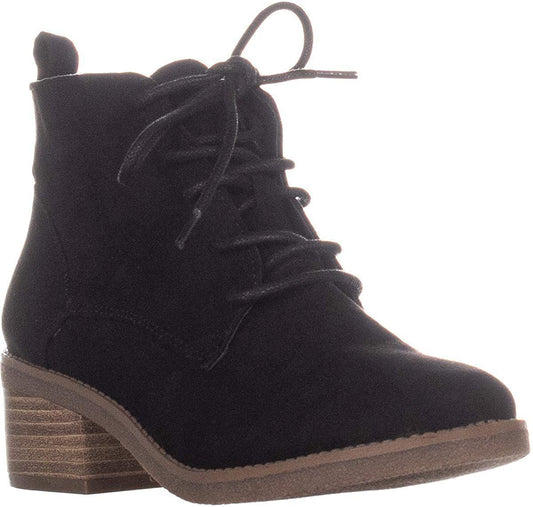 Style & Co Women's Rizio Lace-Up Ankle Booties  Color Black Size 5M