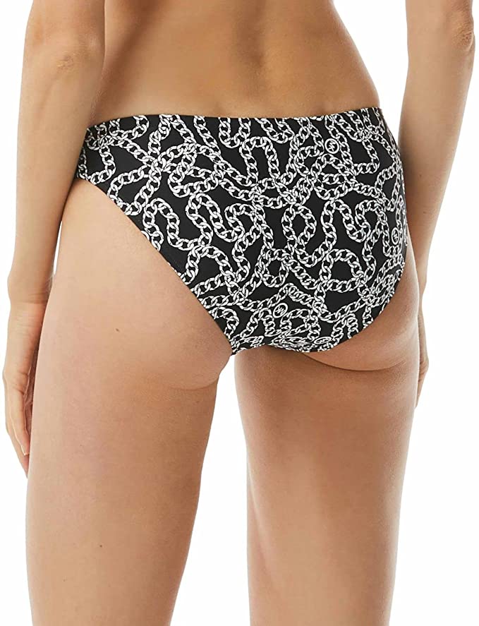 Michael Kors Chain Print Classic Bottoms  Color Black Multi Size L