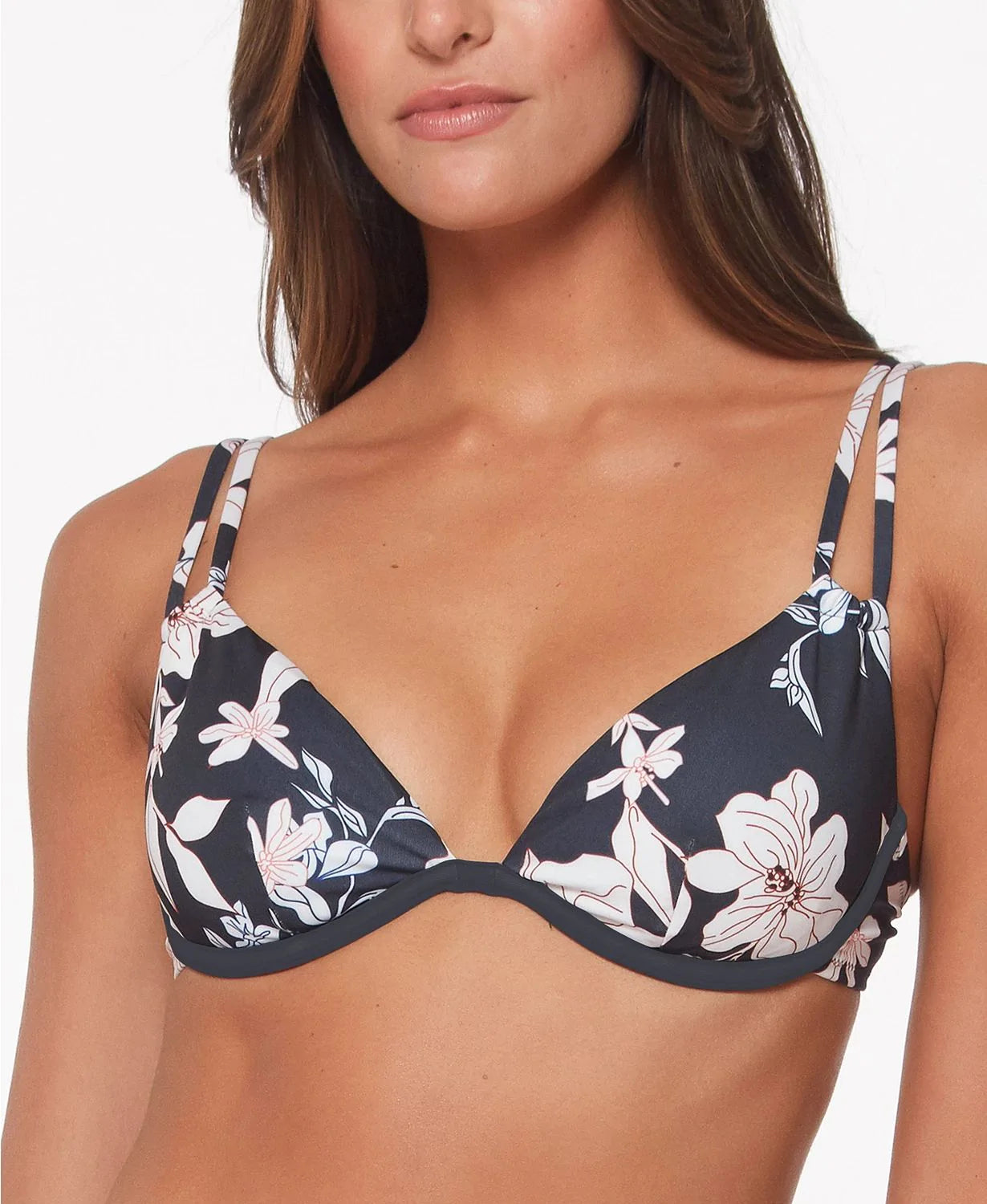 Sanctuary Night in the Jungle Bikini Top  Color Dark Tropical Size D