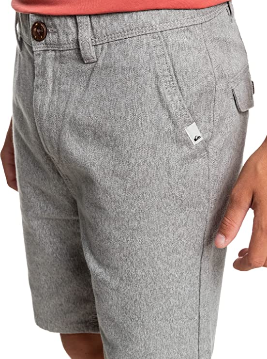 Quiksilver Men's Big Everyday Chino Light Walk Shorts Color Everyday Chino Light /Light Grey Heather Size 29