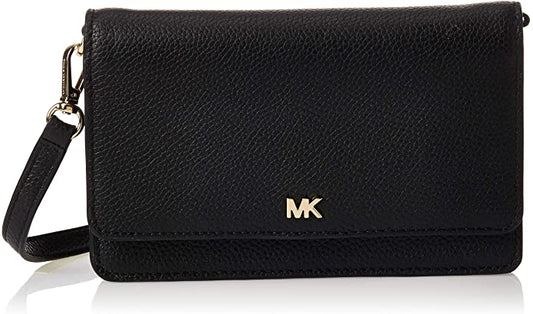 MICHAEL Michael Kors Phone Crossbody Black/Gold One Size