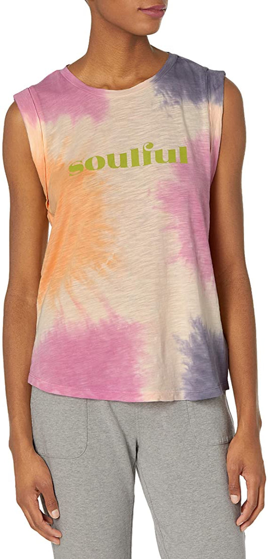 William Rast Women's Jayden Split Back Graphic Tee Shirt  Color Multicolor Size S