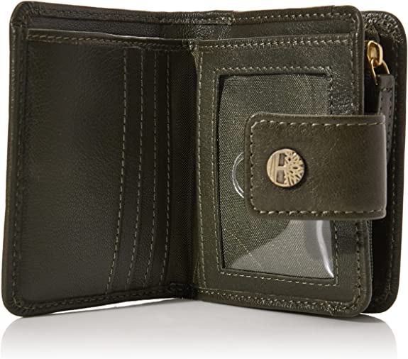 Timberland Women's Leather RFID Small Indexer Wallet Billfold