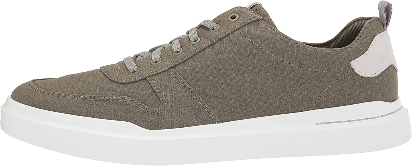 Cole Haan Mens GrandPro Rally Court Canvas Court Sneakers  Color Dusty Olive White Size 9.5M