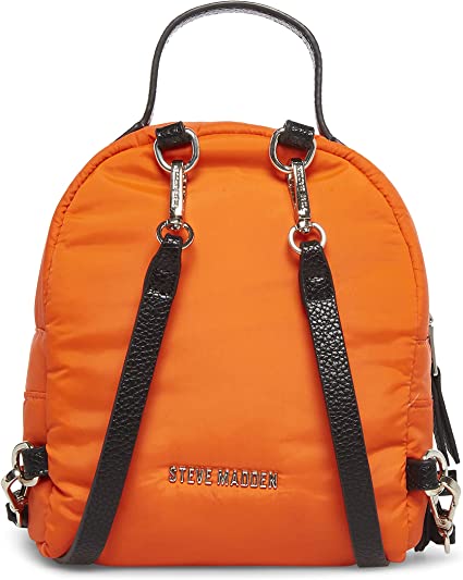 Steve Madden Women's Abbey Puffer Mini Backpack  Color Orange One Size