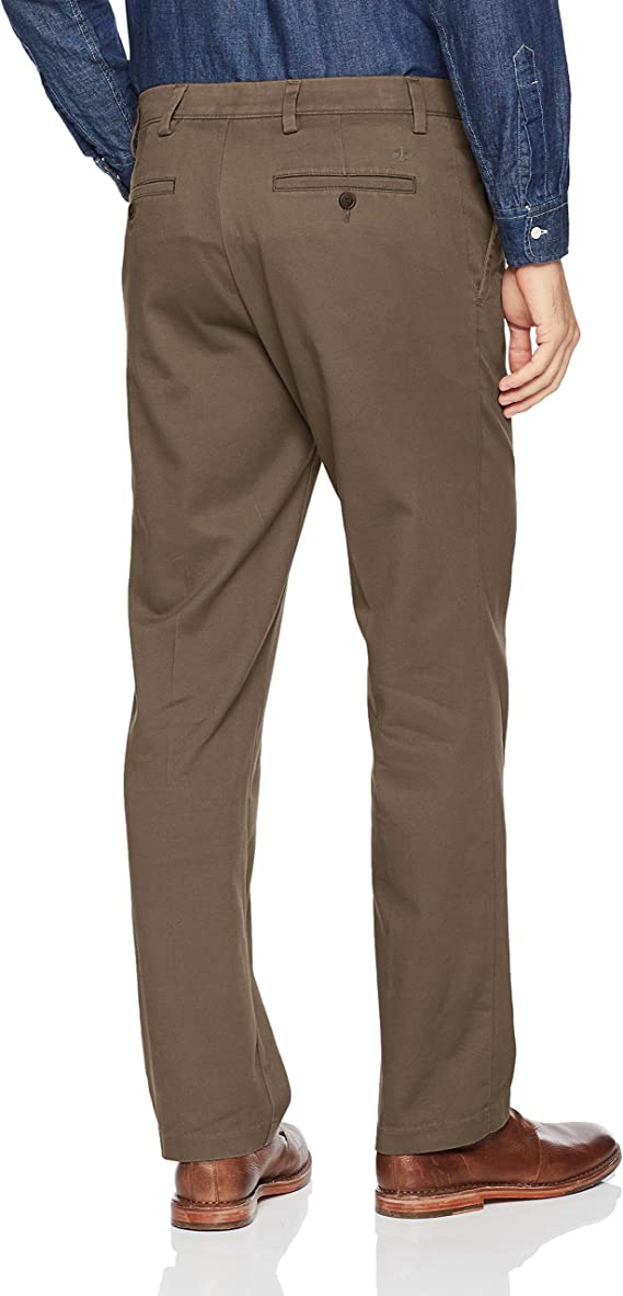 Dockers Men's Straight Fit Easy Khaki Pants  Color Dark Pebble W36xL30