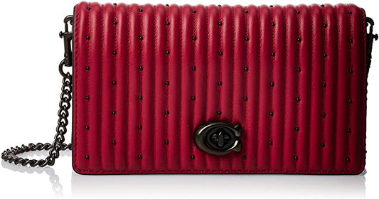 Coach Qlting Convertible Ladies Small   Color Red Apple