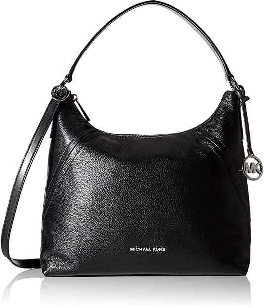 MICHAEL Michael Kors Aria Large Shoulder  Color: Black