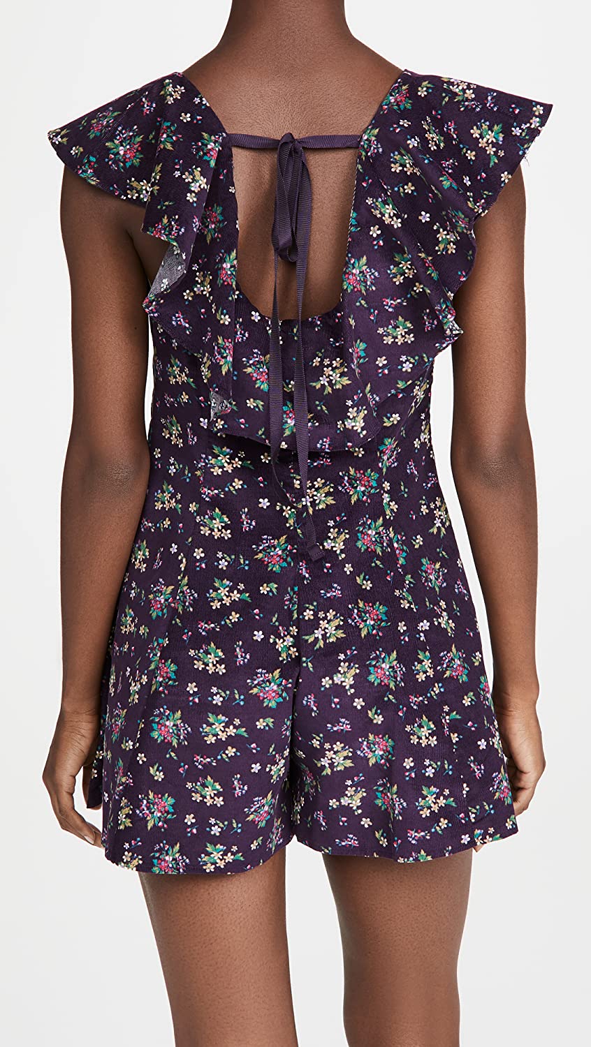 Free People Women's Violet Visions Romper OB1164411  Color: Violet Visions Combo Size XS