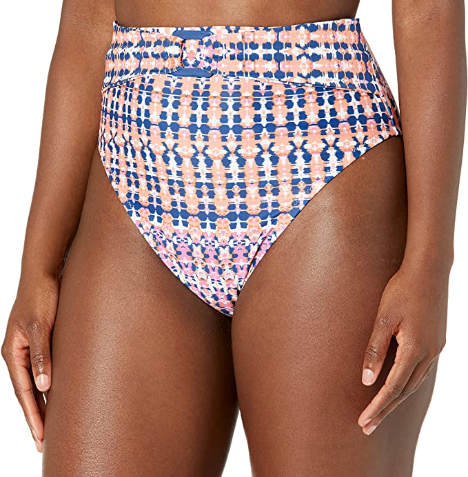 Jessica Simpson Women's Standard Mix & Match Print Bikini Swimsuit Bottom  Color Fuchsia Multi Size S