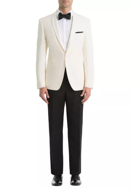 Lauren Ralph Lauren Mens UltraFlex Classic-Fit Tuxedo Coat  Color Off White Size 36S