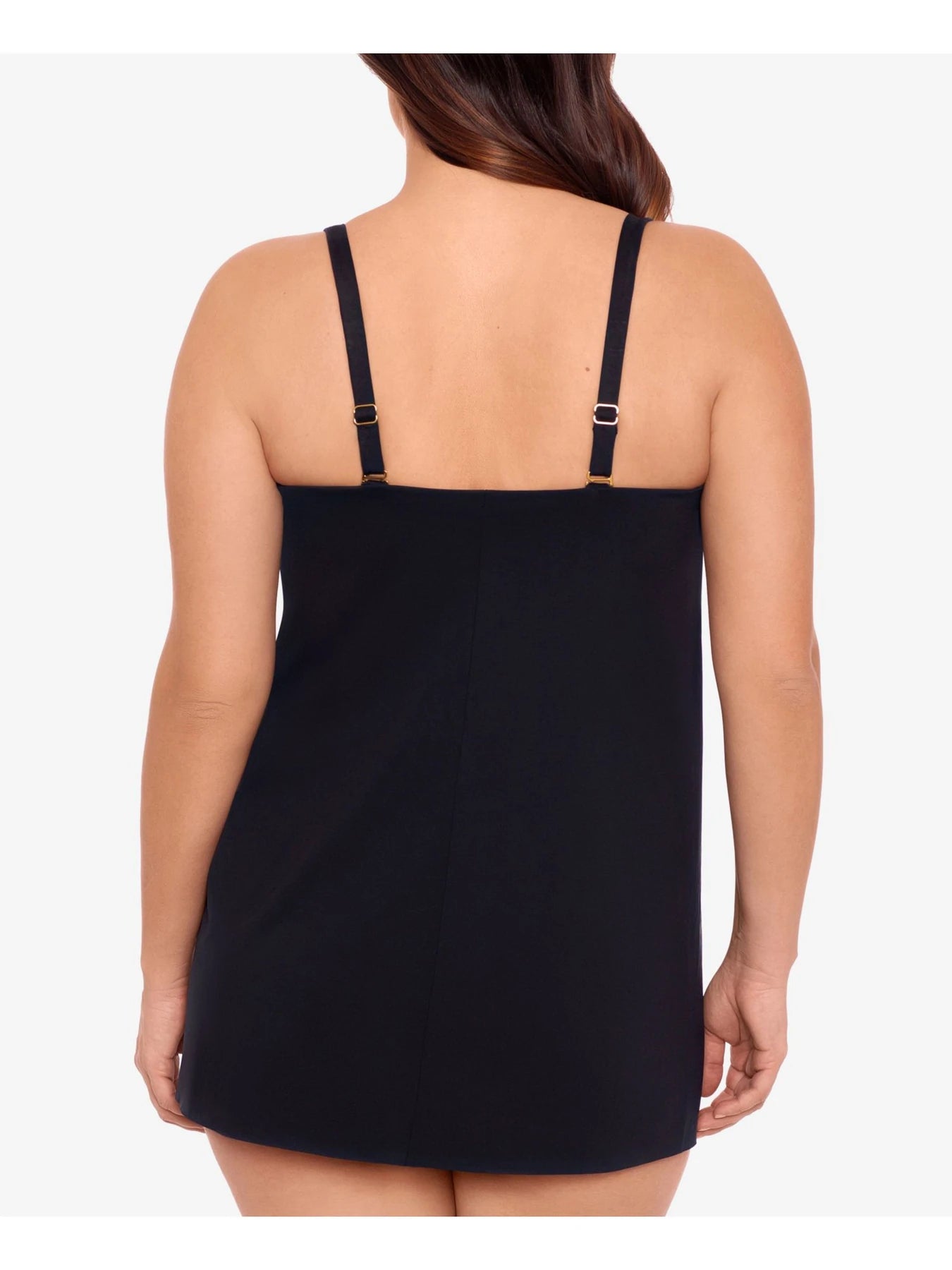 Lauren Ralph Lauren Plus Size Flyaway One-Piece Swimsuit  Color Black Size 20W