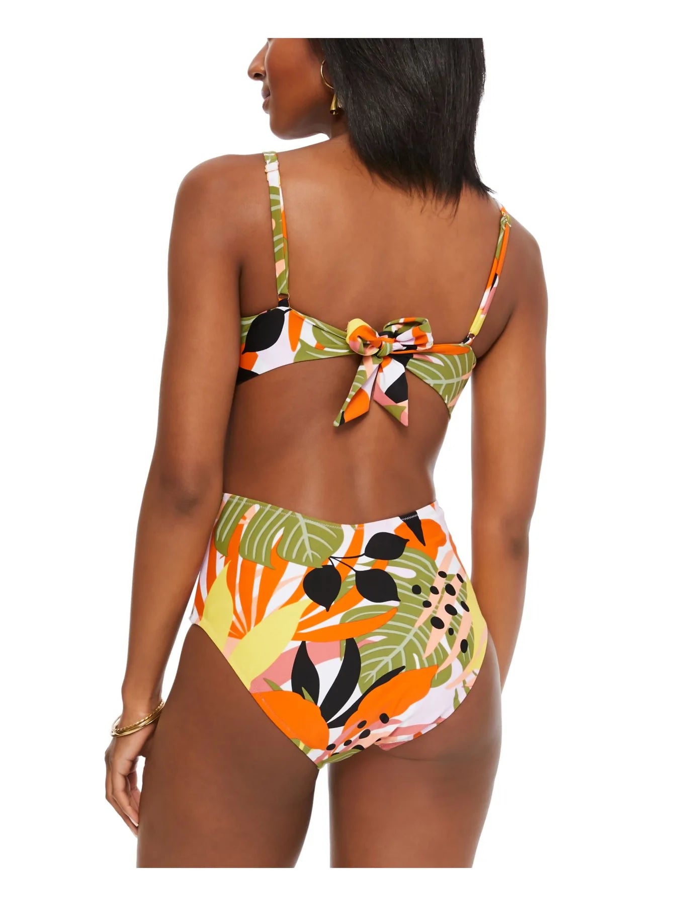 BAR III Women's Printed  One Piece Swimsuit  Multicolor Size XL