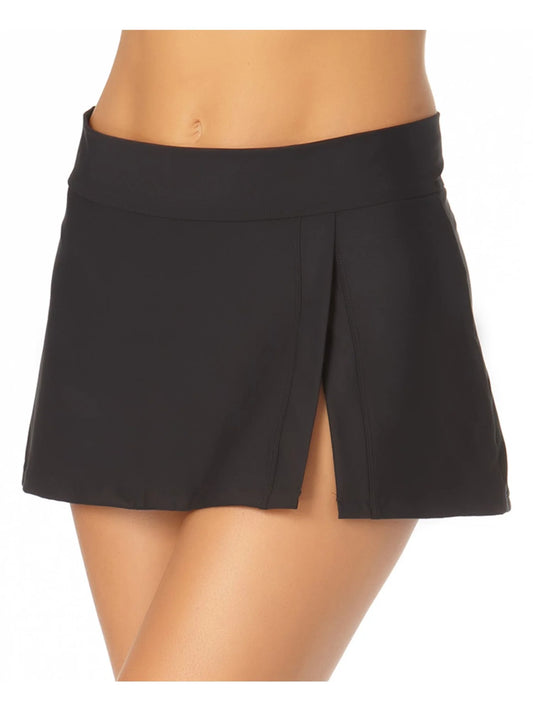 Anne Cole Slit Swim Skirt  Color Black Size L