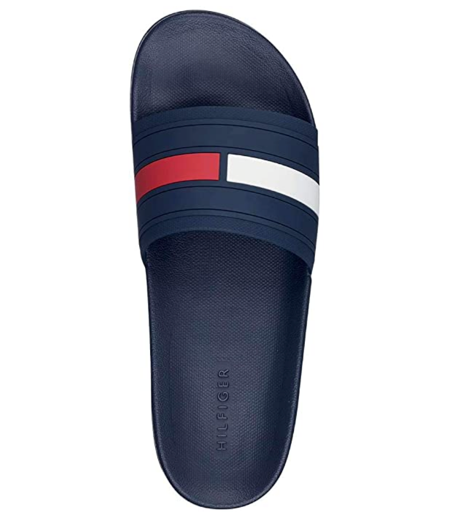 Tommy Hilfiger Men's Rozi Slide Sandal, Blue Size 10M