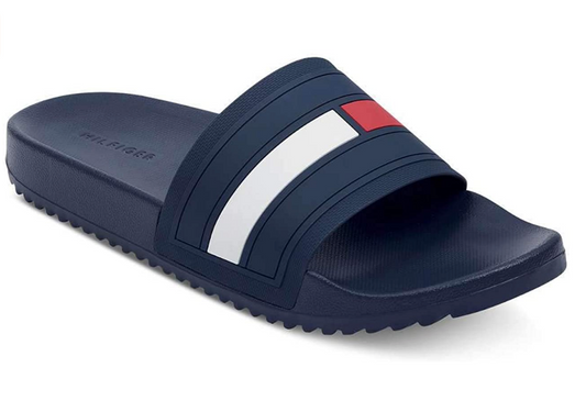 Tommy Hilfiger Men's Rozi Slide Sandal, Blue Size 10M