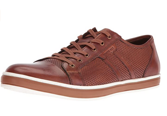 Kenneth Cole New York Men's Brand Wagon 2 Fashion Sneaker  Color Cognac Size 10M