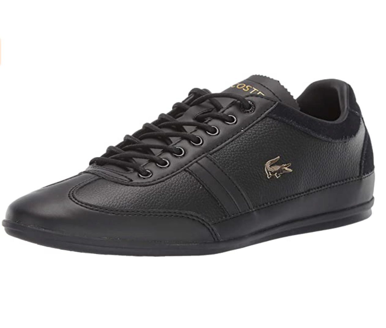 Lacoste Mens Misano Sneaker Color: Black/Black