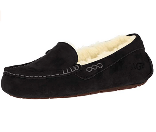 UGG Women's Ansley Moccasin  Color Black Size 11M