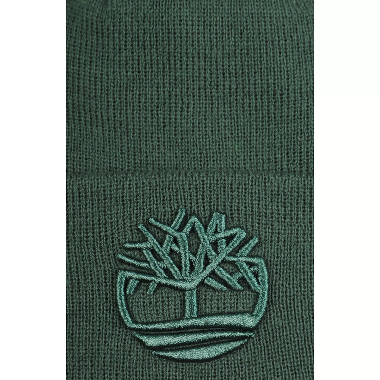 Timberland Men's Tonal 3D Embroidery Beanie  Color Green One Size