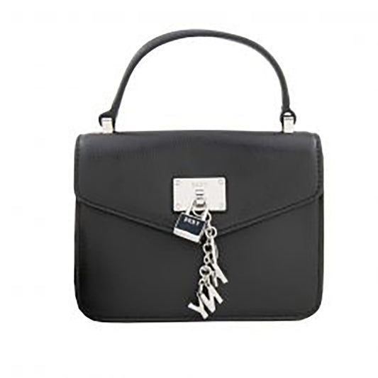 DKNY Women’s  Elissa Vintage Satchel  Style R04DHL12  Color Black/Silver