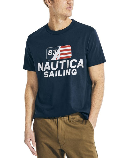 Nautica Men's Sailing '83 Graphic T-Shirt  Color Navy Size L