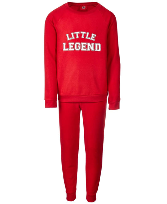 Family Pajamas Baby Boys Girls Little Legend 2-Pc PJ Set  Color Candy Red Size 6-9M